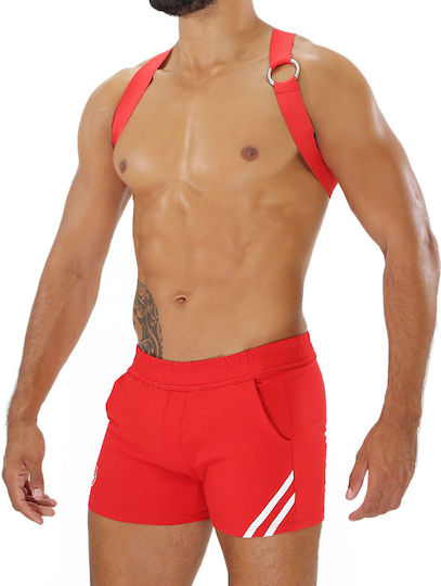 Tof Paris Party Boy Elastic Harness Κόκκινο