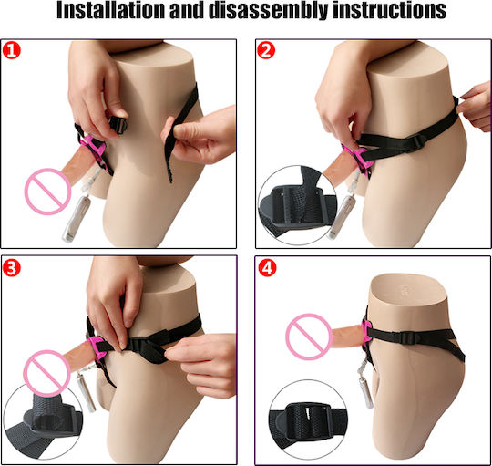 Hollow Cannon Dildo Wearable Erotic Aid Vibrator