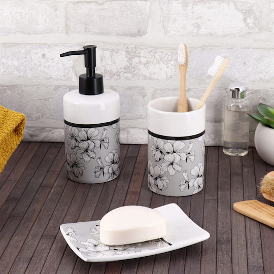 Cup Holder Ceramic Gray