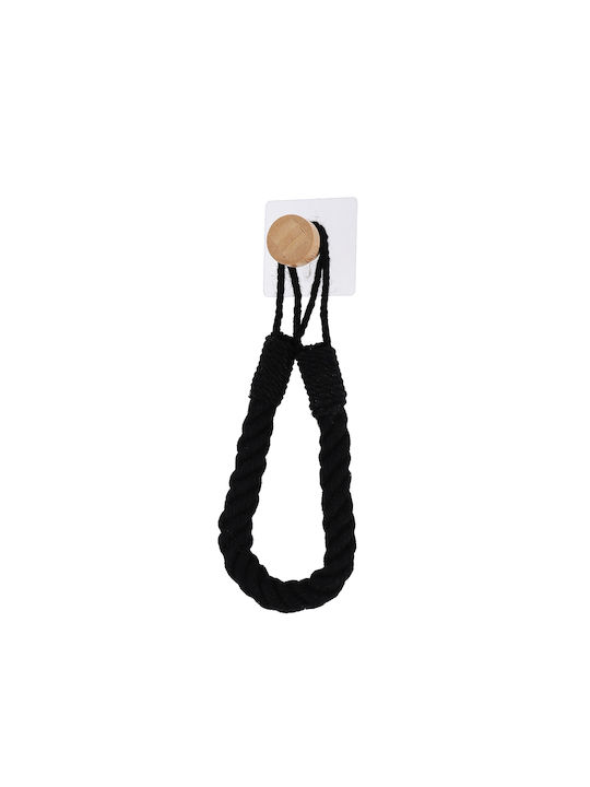 Papierhalter Stoff Schwarz 3664323190878