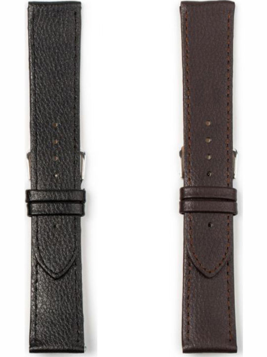 Uhrenarmbänder Lederriemen Schwarz 0120bk 22mm Uhrenarmbänder Lederriemen Schwarz 0120bk 22mm