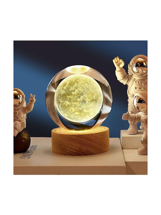 Sferă Lustră Decorativă Glob de cristal Alb