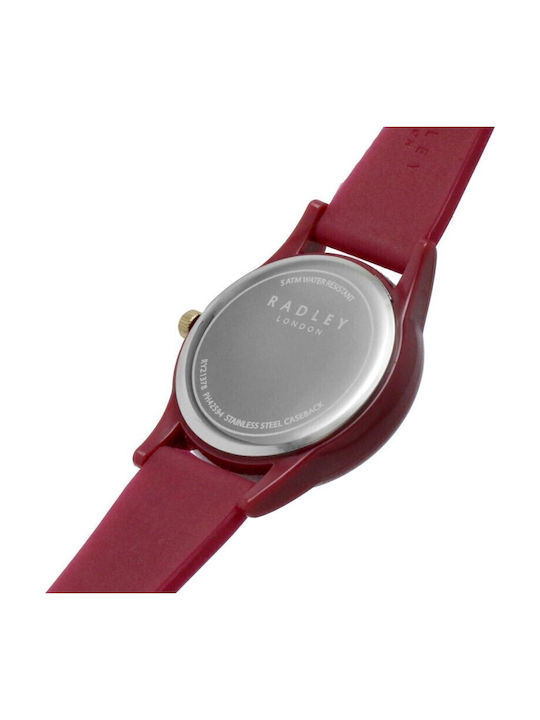 Γυναικείο Ρολόι Radley London Ry21378 Κόκκινο Καντράν Κόκκινο Καουτσούκ Λουράκι Γυναικείο Ρολόι Radley London Ry21378 Κόκκινο Καντράν Κόκκινο Καουτσούκ Λουράκι