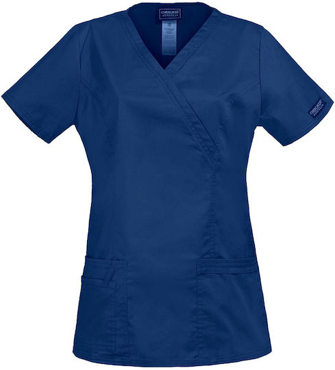 Cherokee WWE4728 Γυναικεία Ιατρική Μπλούζα Μπλε Dark Blue