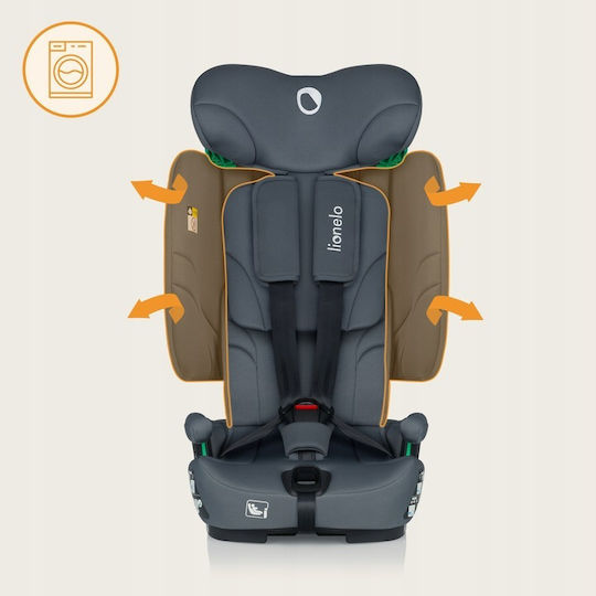 Lionelo Nelly Baby Car Seat i-Size with Isofix Black Carbon 9-36 kg