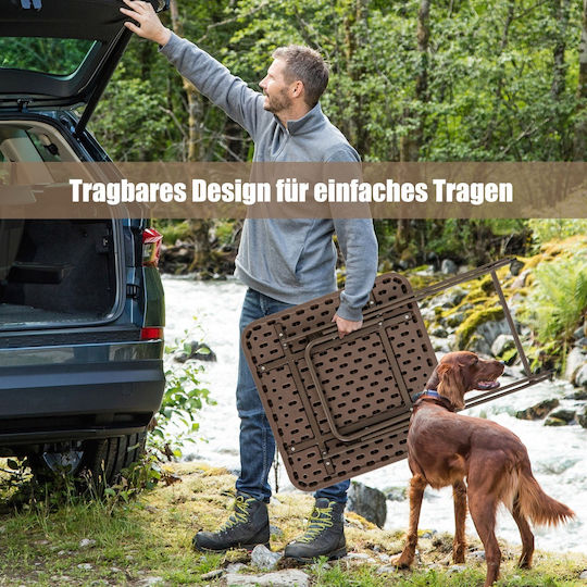 Sitzungszimmer Picknick Zusammenklappbar 60x60x72cm Braun