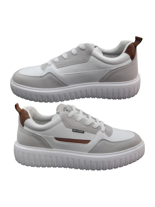Herren Sneakers White / Brown
