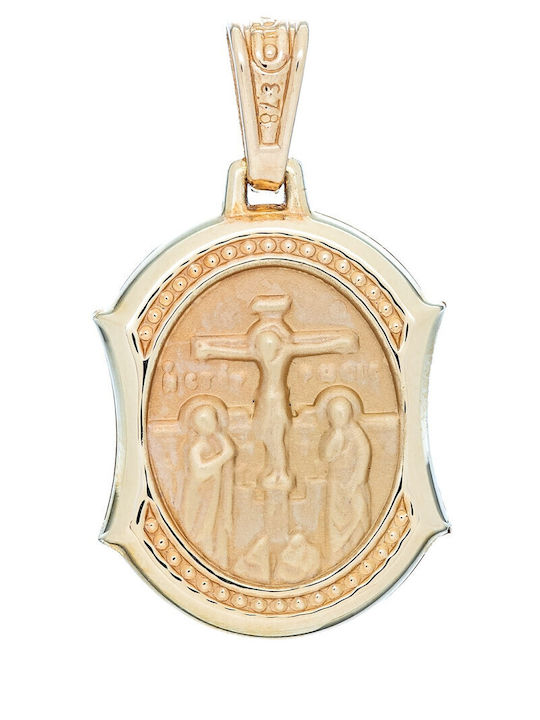 Dament Halskette Vitopoulos Gelbe Weiße Gold K9 Zirkon
