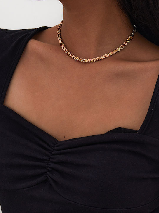Златна Огърлица Twist Chain