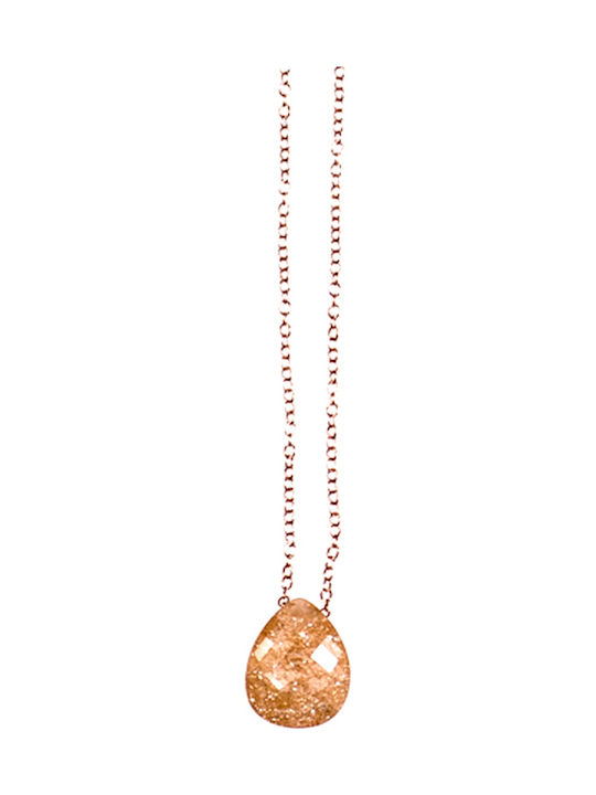 Colier Argintat Placat cu Aur Zircon Sstp1