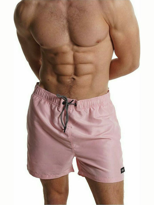 Costum De Baie Bărbați Pantaloni Scurți Roz