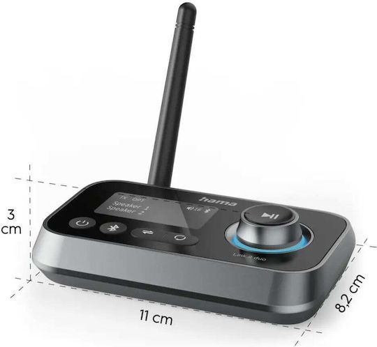 Hama Bluetooth Adapter "link.it Duo" Transmitter Receiver 205322