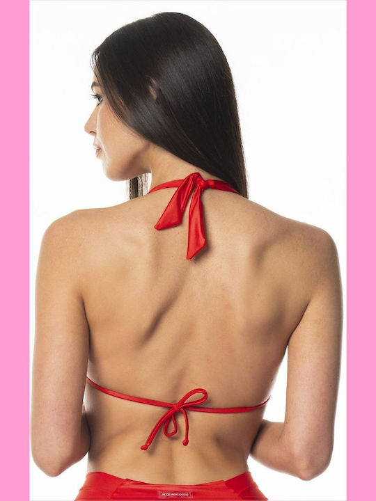 Set Bikini Triunghi Roșu