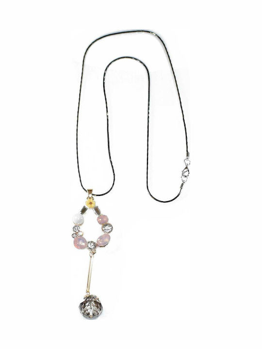 Halskette Für Bijou Messing Goldene Kristalle Perlen Bz-nk-00137