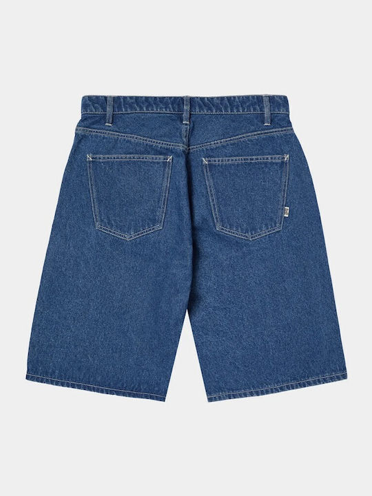 Ανδρική Βερμούδα Τζιν Stone Washed Indigo