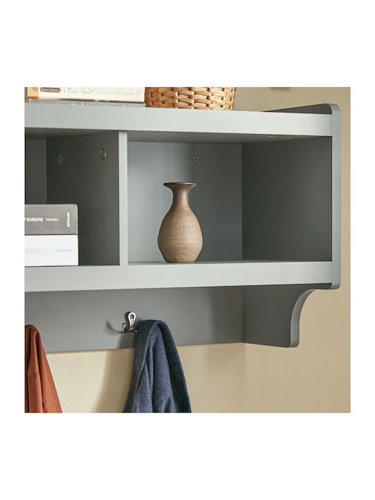 Eingangsmöbel mit Garderobe Grey 100x35x24.7cm
