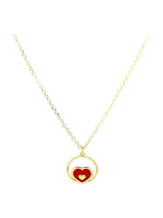 Necklace Chain Gold 14K Enamel Nk_χκ4906