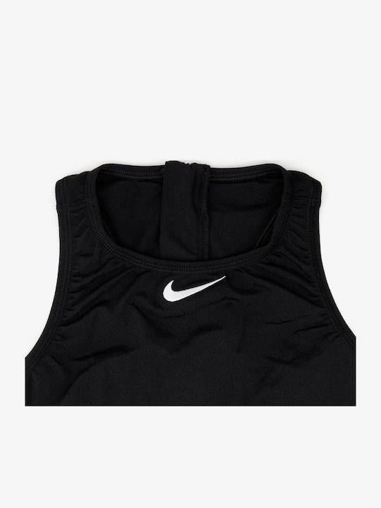 Costum De Baie Întreg Sport Cu Fermoar Negru