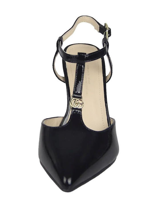 Black Heels with Strap