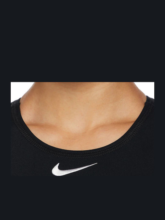 Costum De Baie Întreg Sport Cu Fermoar Negru