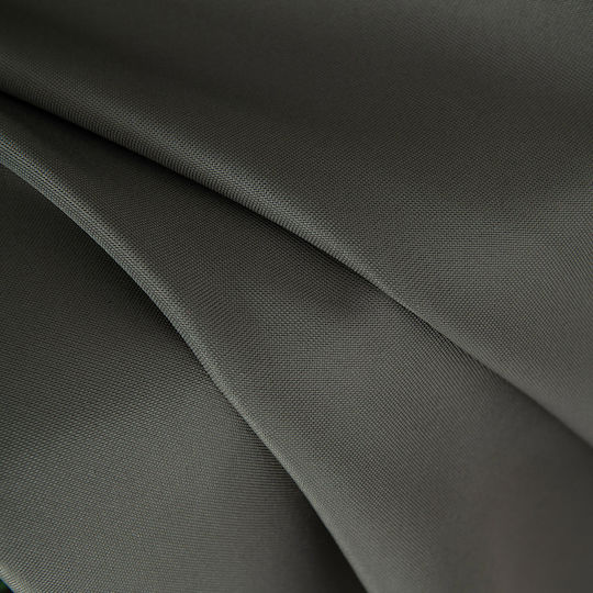 Beauty Home Κουρτίνα με Τρουκς Γκρι 140x270εκ.