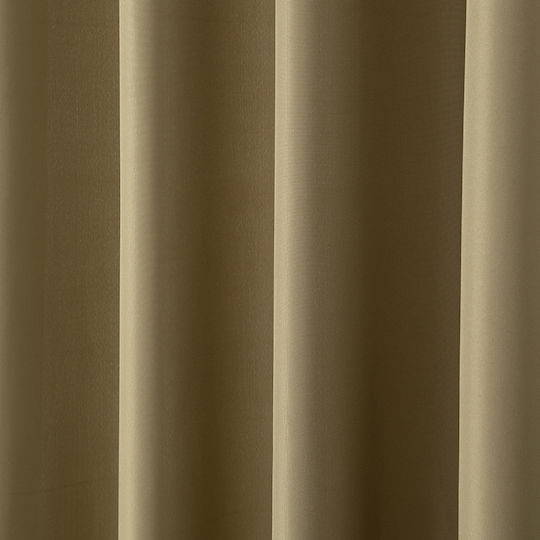 Beauty Home Green Curtain with Grommets 140x270cm
