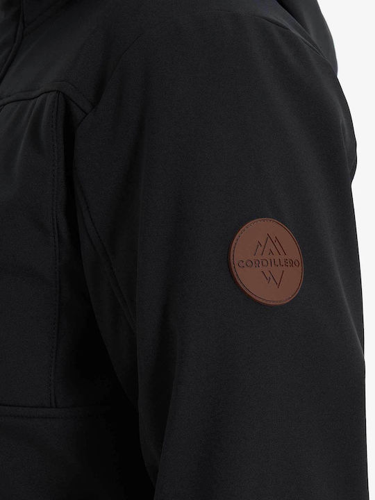 Winter Jacket Softshell Waterproof and Windproof Black