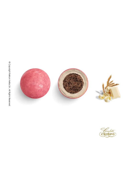 Confetti Crispo Krixi White Chocolate Flavoured Pink 700gr