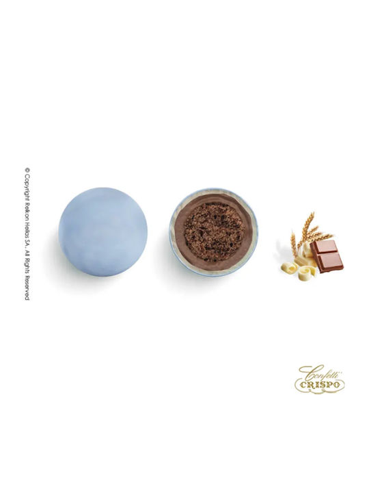 Confetti Crispo Κουφέτα Krixi în Formă Clasic cu Aromă de Ciocolata Albastru 500gr