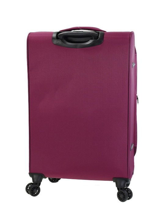 Forecast Medium Burgundy Travel Suitcase with 4 Wheels Height 66cm