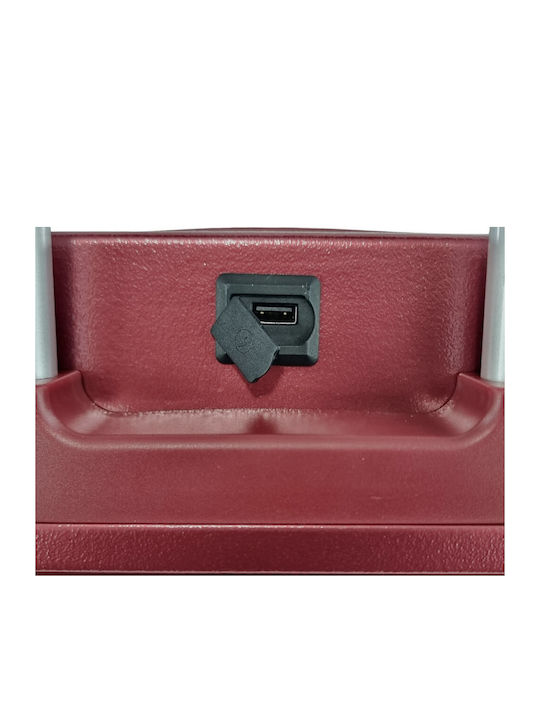 Forecast Hard Burgundy Suitcases With 4 Wheels Set Of 2 Pieces