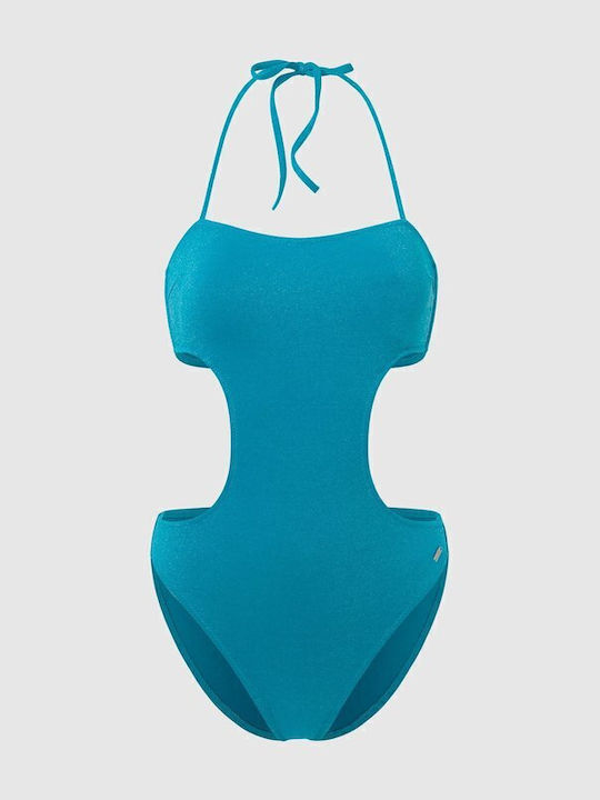 Costum De Baie Întreg Turcoaz