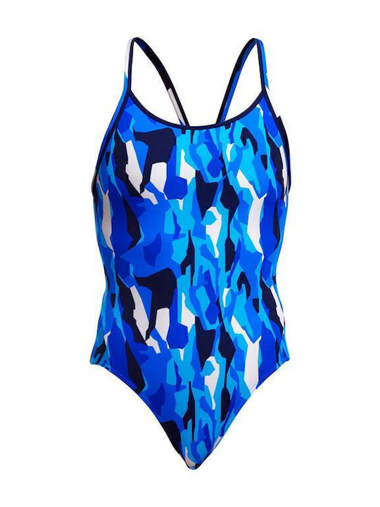 Sport One-Piece Swimsuit Blue