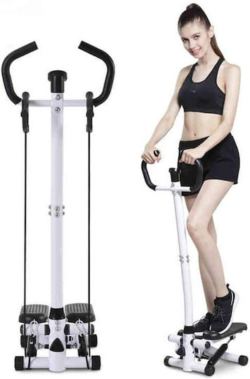 Mini Gym Equipment Mini Stepper Resistance Bands Silver
