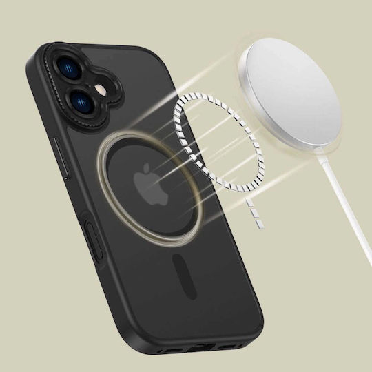 Tech-Protect Задна корица Силикон / Пластмаса Прозрачен (iPhone 16)