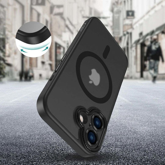Tech-Protect Задна корица Силикон / Пластмаса Прозрачен (iPhone 16)