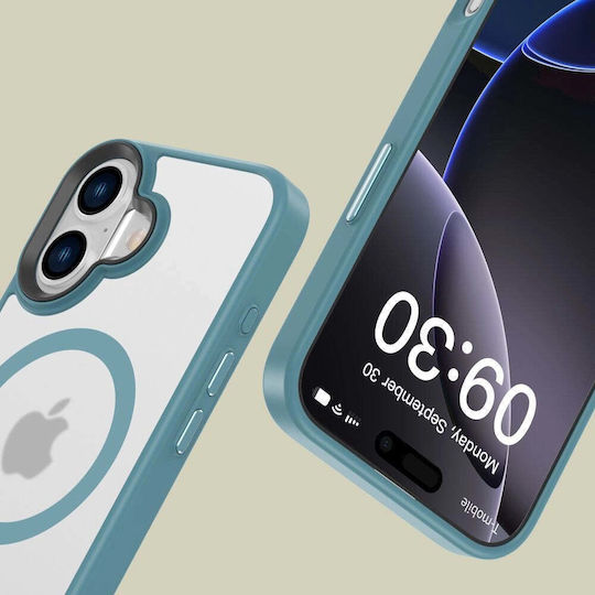 Tech-Protect Magmat Magsafe Back Cover Σιλικόνης / Πλαστικό Μπλε (iPhone 16)