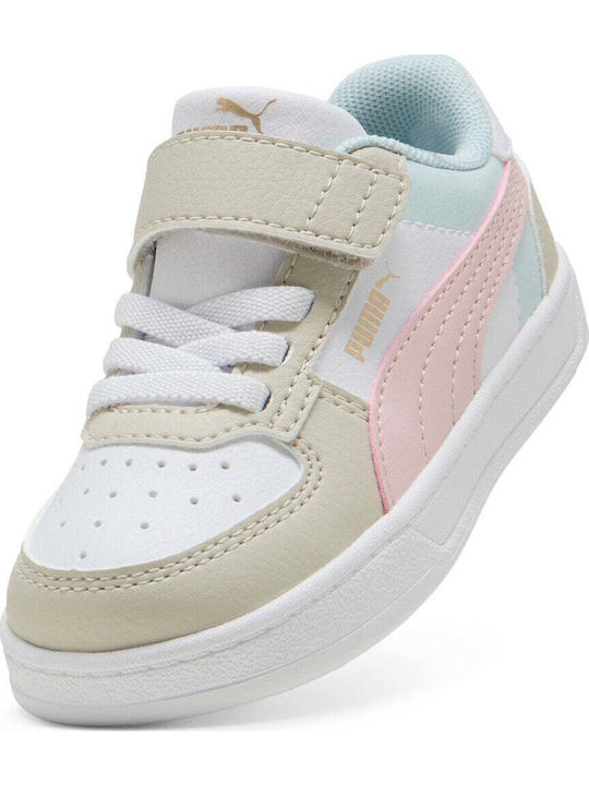 Caven 2.0 Block Kids Sneakers with Hoop & Loop Closure Purple