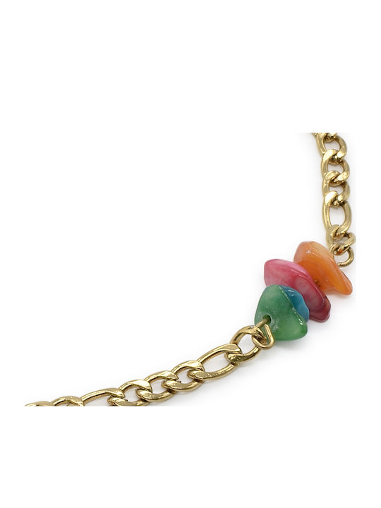 Amorino Armbänder Fußkettchen Stahl 1555-99 Mehrfarbig