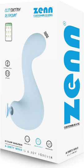 Zenn Clit Suction Pleasure Κλειτοριδικός Δονητής Μπλε