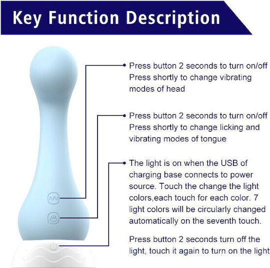 Zenn Clit Suction Pleasure Κλειτοριδικός Δονητής Μπλε