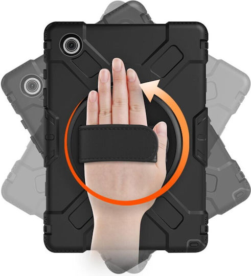 Eiger Flip Cover Περιστρεφόμενη Μαύρη (Samsung Galaxy Tab A8 10.5 inch)