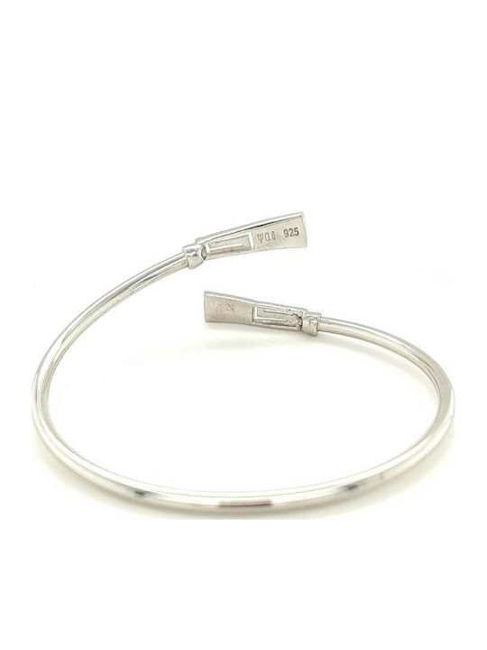 Damentaschenarmband Silber 925° Meandros Künstlicher Opal