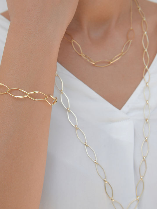 Βραχιόλι Χρυσό 14κ Fashion Blogger Elite
