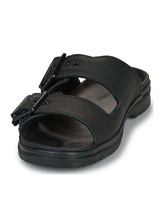 Flache Sandalen für Damen Flatforms in Schwarz Farbe