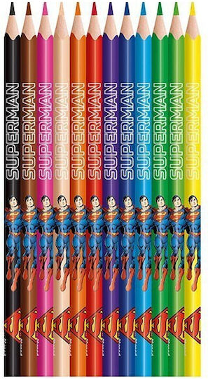 Coloured Pencils 12 Colours Superman 862208 Maped 3154148622086
