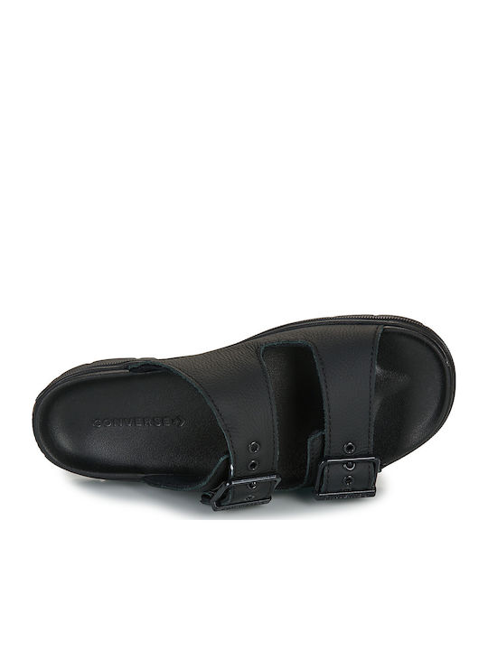 Flache Sandalen für Damen Flatforms in Schwarz Farbe