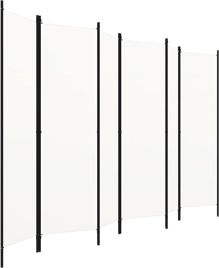 vidaXL Decorativ Paravan Metalic cu 6 Panouri 300x180cm