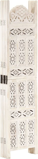 vidaXL Decorativ Paravan Lemn cu 5 Panouri 200x165cm