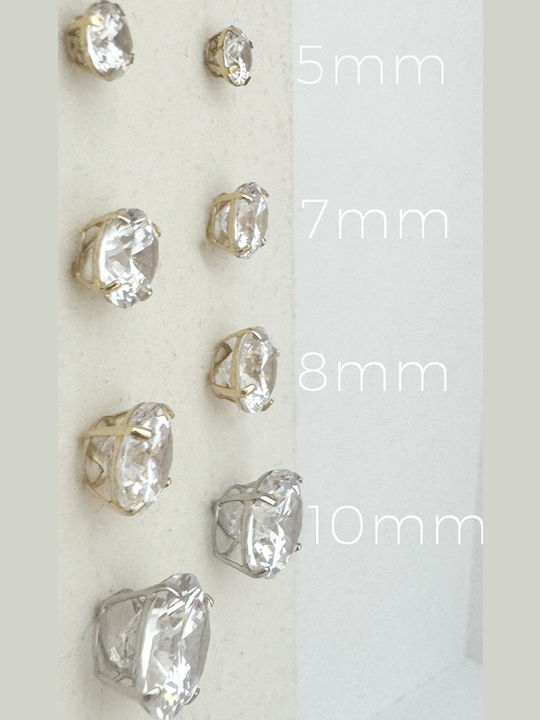 Ohrring Essential Platin 14k Einfach 5mm
